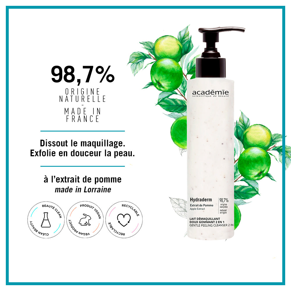 Leche Desmaquillante Exfoliante Suave 2 en 1