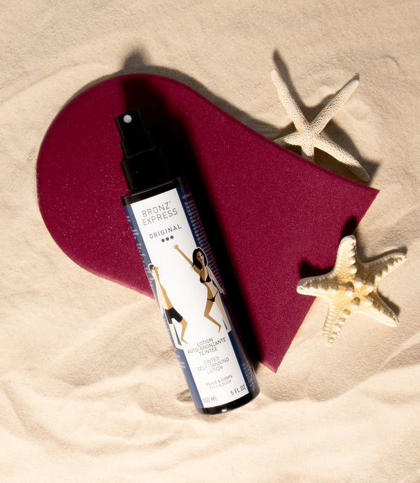 Duo Lotion Auto-Bronzante Teintée + Gant Applicateur