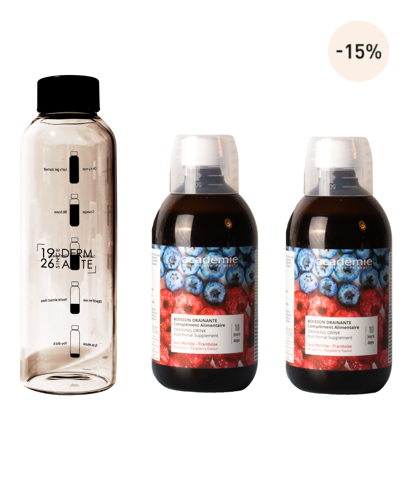 Dúo de bebidas drenantes